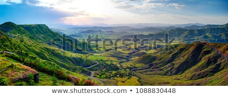 Stock photo: Hills And Valleys