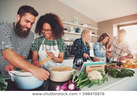 Foto stock: Party Cooking