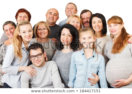 Сток-фото: Asian Large Family Portrait