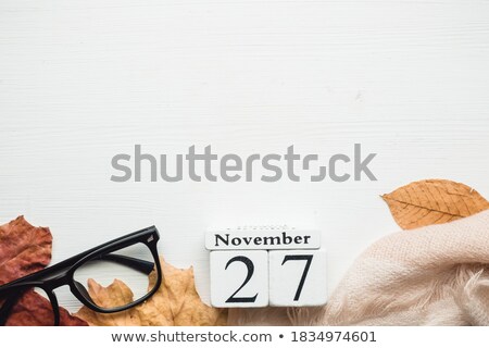 Stock photo: Cubes Calendar 27th November