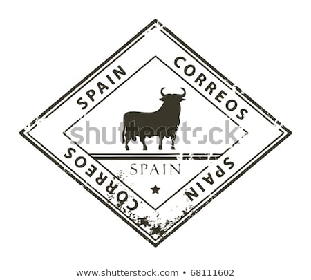 Stock photo: Spanish Post Stamp