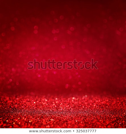 Stock photo: Red Background With Bokeh