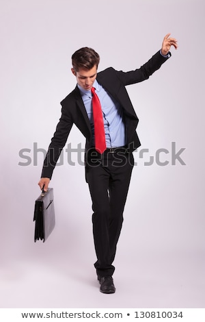 Stock photo: Business Man On Imaginary Rope