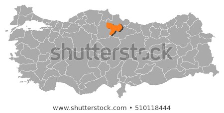 Map Of Turkey Amasya Zdjęcia stock © Schwabenblitz