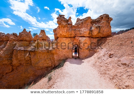 ストックフォト: Holes In The Rocks In Bryce Canyon