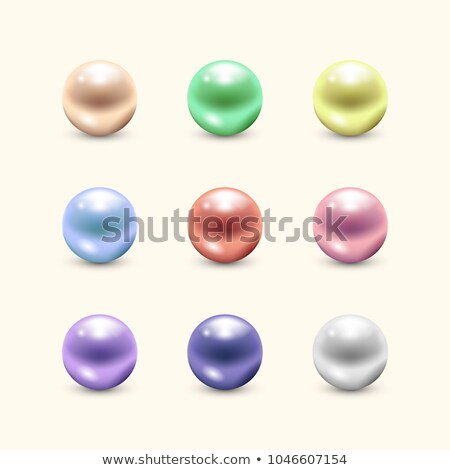 Foto stock: Luxury Golden Round Buttons Set In Different Colors