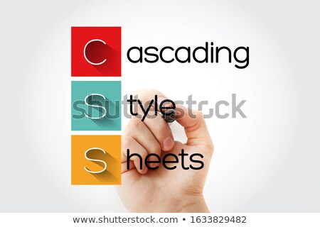Stockfoto: Cascading Style Sheets