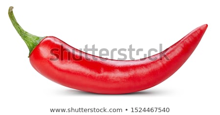 Stockfoto: Chili Pepper Isolated On White Background