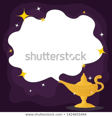 Stock photo: Smoking Genie Lamp