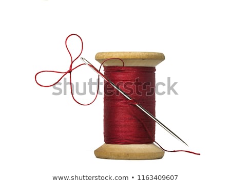 Foto stock: Brown Spool Of Thread