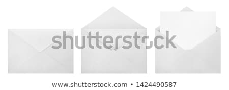 Stock photo: Envelopes Isolated On The White Background