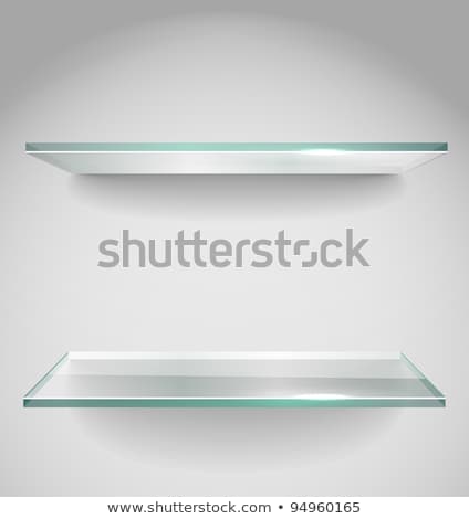 [[stock_photo]]: Empty Shelf Two Spot Lights