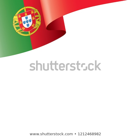 Stock fotó: Portugal Flag Vector Illustration On A White Background