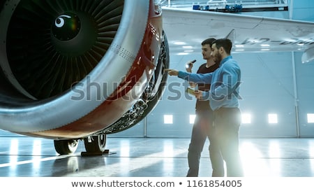 Foto stock: Aircraft Engineer