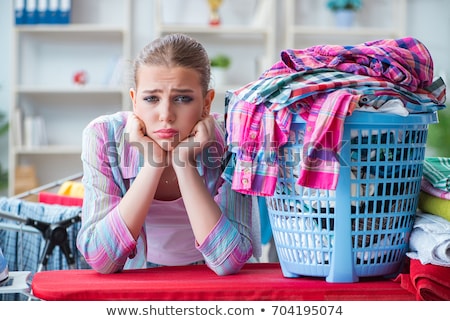 A Housewife Doing Chores [[stock_photo]] © Elnur