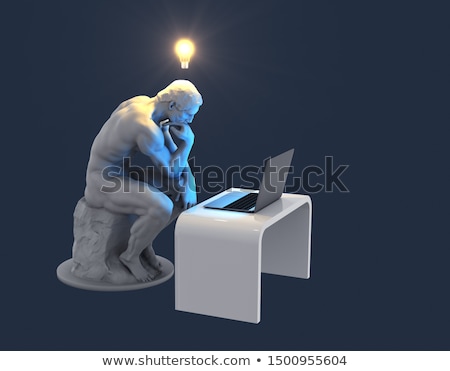 Foto stock: The Thinker