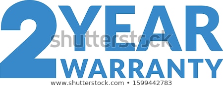 Zdjęcia stock: 2 Years Warranty Blue Vector Icon Design