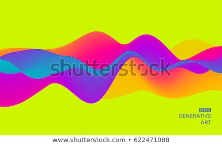 Zdjęcia stock: Abstract Vector Background Spectrum Wave