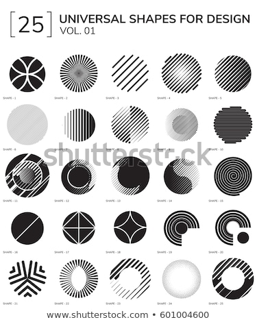 Geometric Diamond Shape Lines Abstract Pattern Banners Set Foto d'archivio © Vanzyst