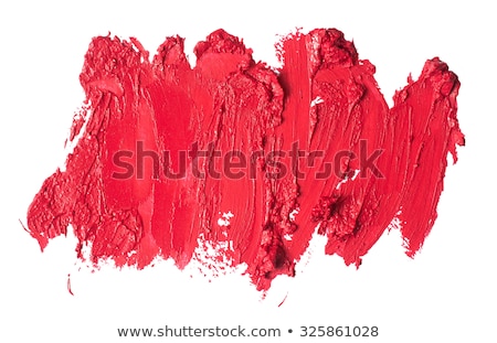 Stock foto: Eyeshadow Palette And Make Up Brush On Cherry Background Eye Sh