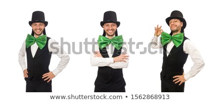 Young Funny Man Posing In Funny Hat Stock foto © Elnur