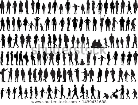 Stock photo: Fitness Silhouettes Set