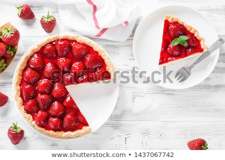 Stock photo: Strawberry Cake
