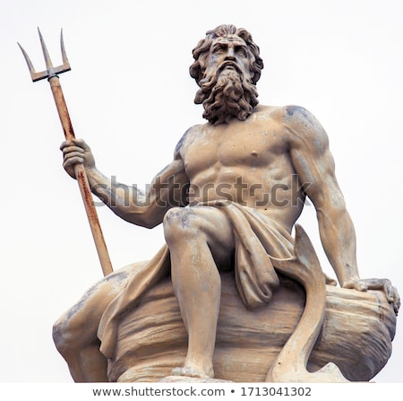 Stok fotoğraf: God Of Sea Neptune Statue