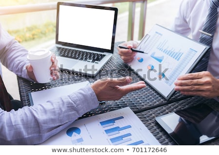 Stok fotoğraf: Business Team Meeting Present Investor Executive Colleagues Dis