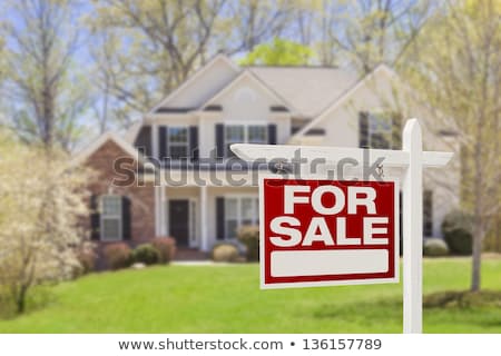 Stock photo: House Real Estate Sign