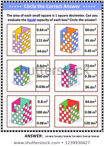 Liquid Capacity Measuring Math Puzzle Or Problem Imagine de stoc © ratselmeister