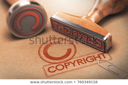 Foto stock: Copyright Stamp