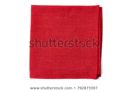 Foto stock: Red Napkin