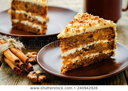 Foto stock: Homemade Carrot Cake