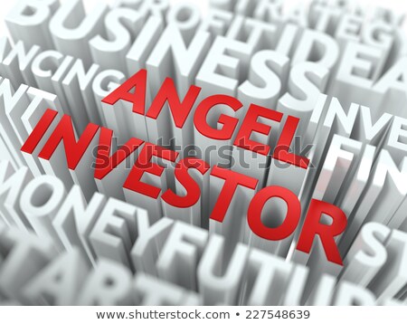 Stock fotó: Informal Investor - Red Wordcloud Concept