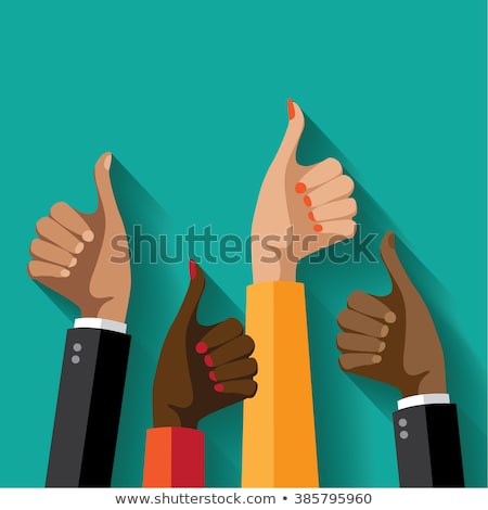 Stock photo: African Woman With Thumbs Up