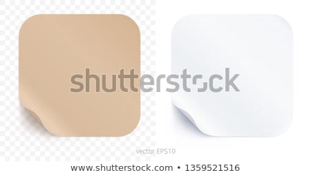 Stockfoto: Icon On Square Sticker