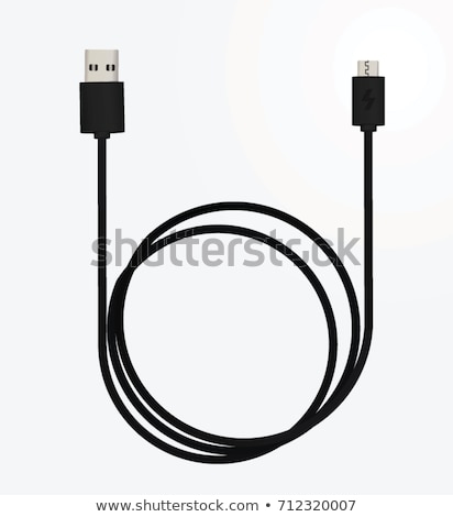 Stock photo: Universal Serial Bus Connection Cable And Adapter