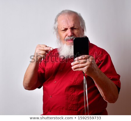 Stok fotoğraf: Elderly Businessman Losing His Temper