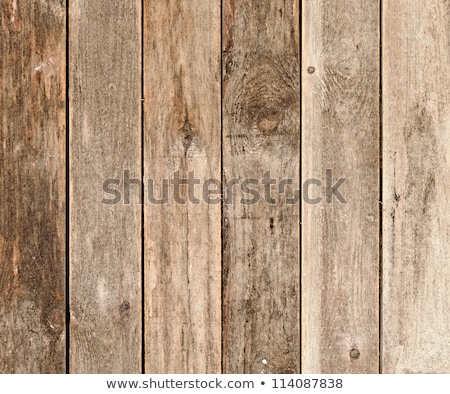 Panels in einem Kiefernholzzaun schließen oben Stock foto © inxti