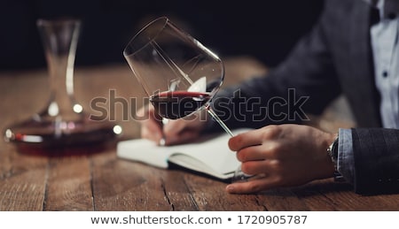 Foto stock: Wine Testing