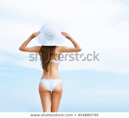 Foto stock: Alluring Slim Lady