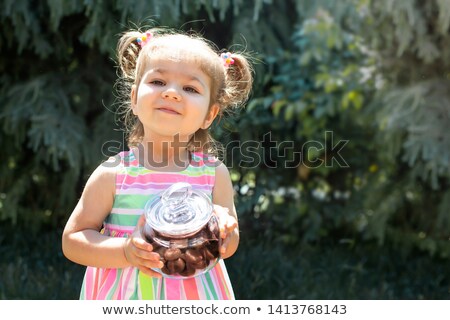 Foto d'archivio: Portrait Of Little Girl During Halloween