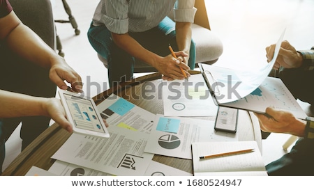 Stock fotó: Note Business Strategy