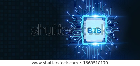 Foto stock: B2b Concept