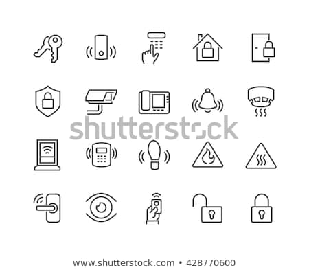 Foto stock: Remote Control Line Icon