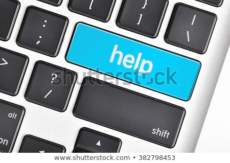 Stock fotó: Computer Keyboard Help