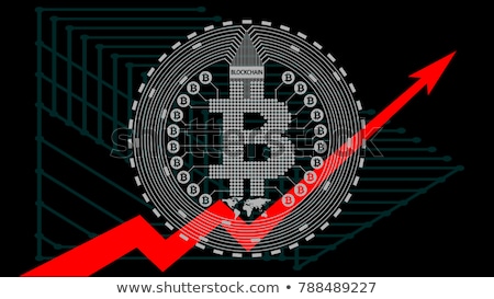 Foto stock: Bitcoin Price Increase Dynamics Of Course Is Crypto Currency R