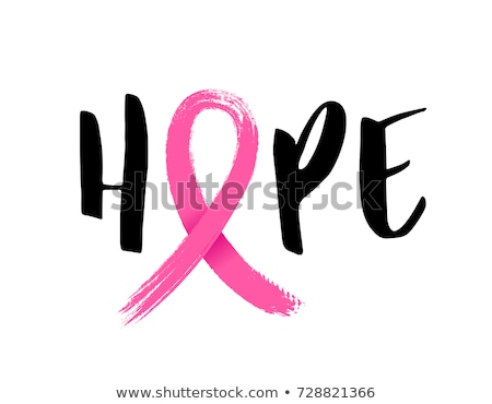 Сток-фото: Creative Breast Cancer Month Poster Design With Ribbon