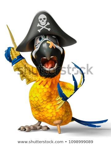 Stock photo: Funny Parrot Law